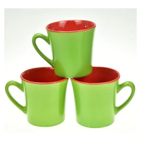 Customized Porcelain Two Colored Mugs